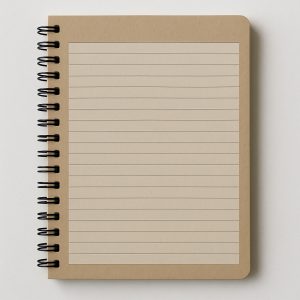 A5 ruled notebook