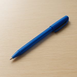 Blue ink ballpen